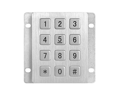 12位不銹鋼按鍵AFT-KEY-15